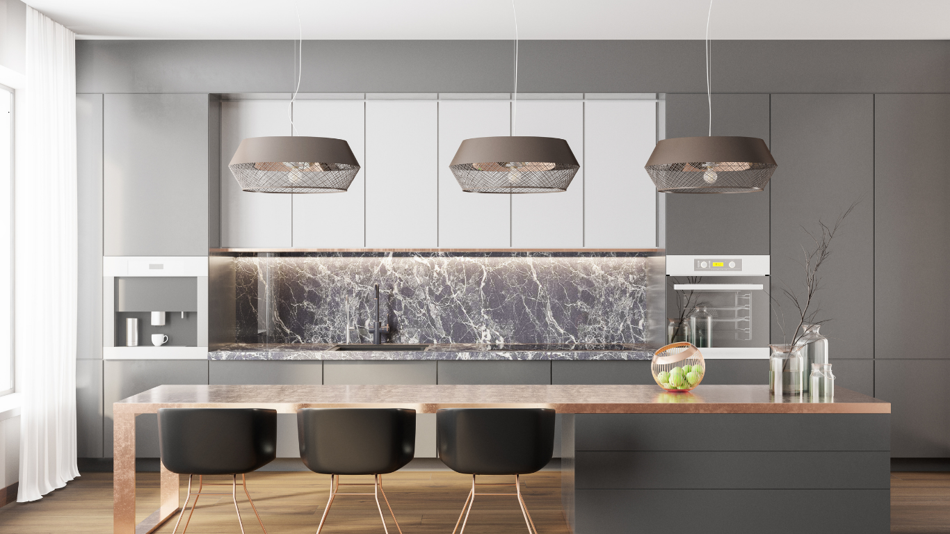 Contemporary kitchen interior