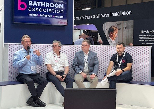 Mark Conacher on the Bathroom Association careers masterclass panel at InstallerSHOW